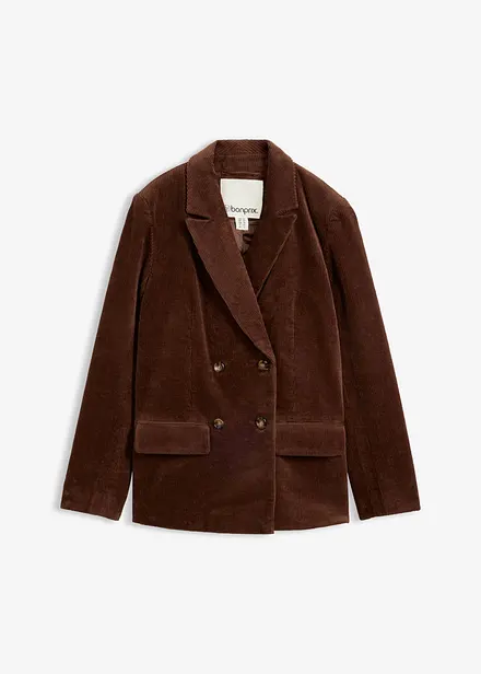 Blazer in velluto a coste