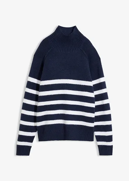Maglione ampio a collo alto