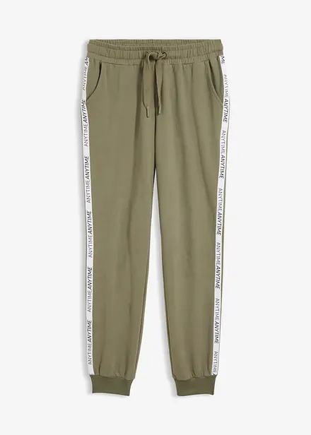 Pantaloni in morbida felpa di misto cotone