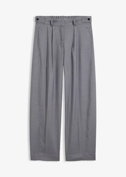 Pantaloni barrel in misto viscosa fluido