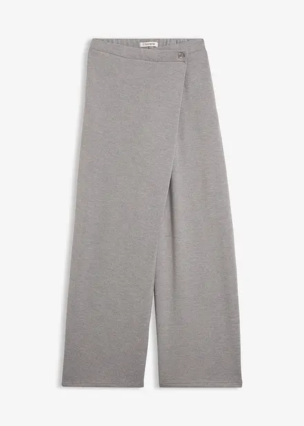 Pantaloni in piquet asimmetrici
