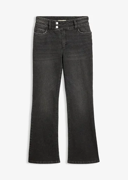 Jeans bootcut, vita alta