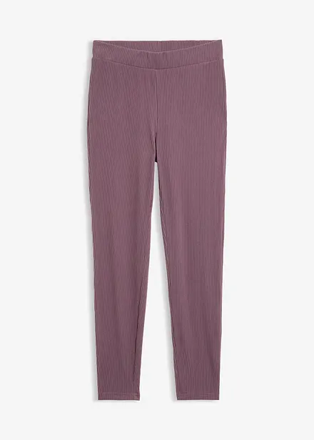 Leggings termici a costine