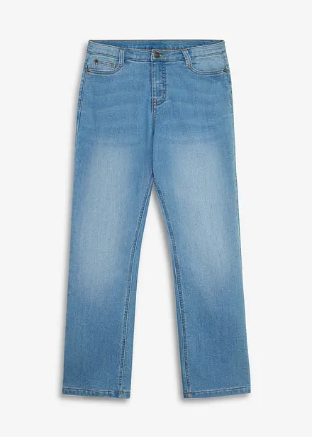 Jeans termici flared, vita media