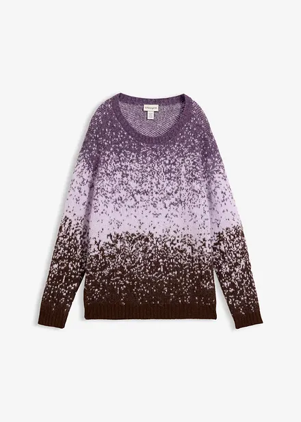 Maglione in morbida maglia effetto peloso