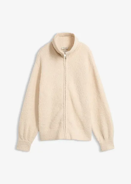 Cardigan boucl&eacute;