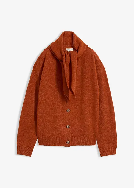 Cardigan con collo a scialle
