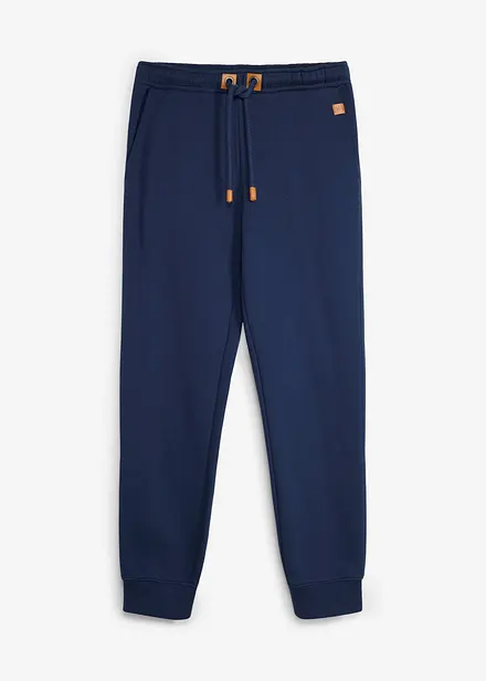 Pantaloni da jogging pesanti con dettagli in PU