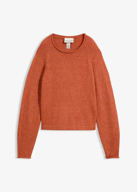 Maglione con scollo rotondo