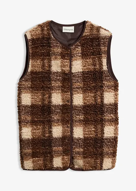 Gilet in pile teddy