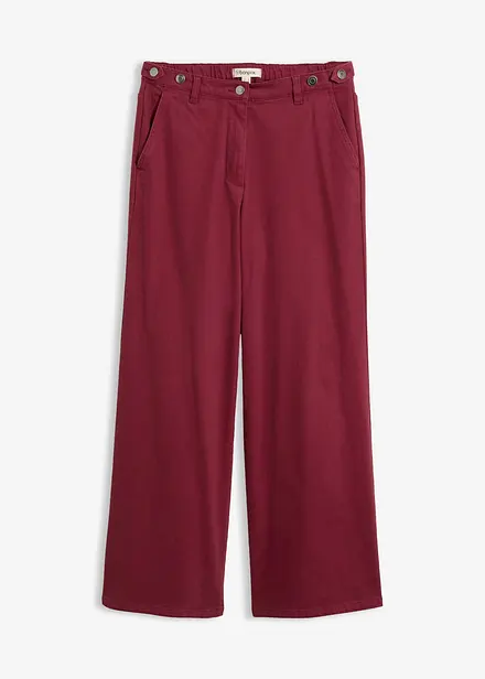 Pantaloni in twill di misto cotone
