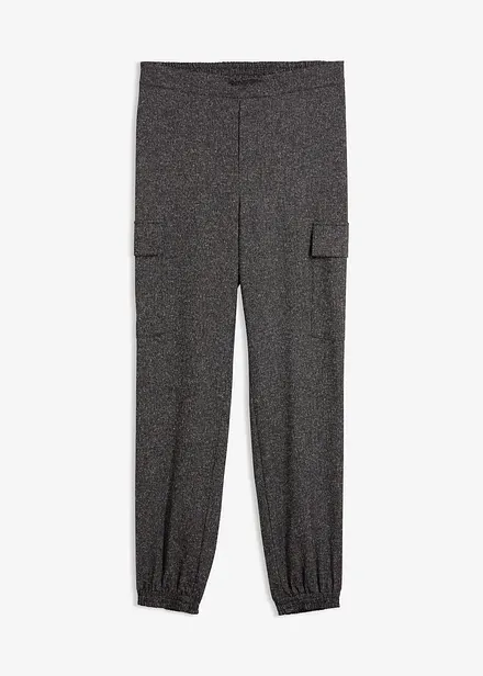 Pantaloni cargo in misto viscosa