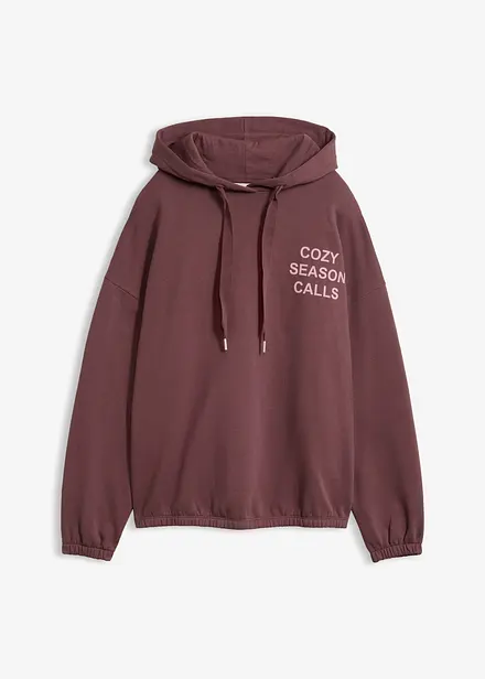 Felpa oversize in puro cotone