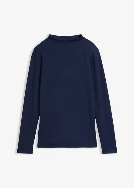 Maglia a costine a maniche lunghe
