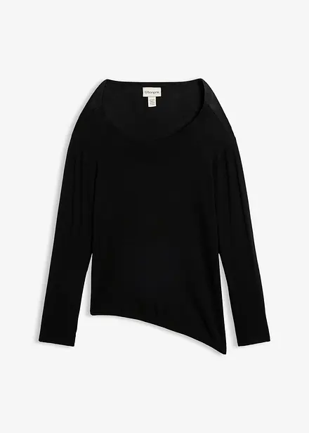 Maglione in filato fine di misto viscosa
