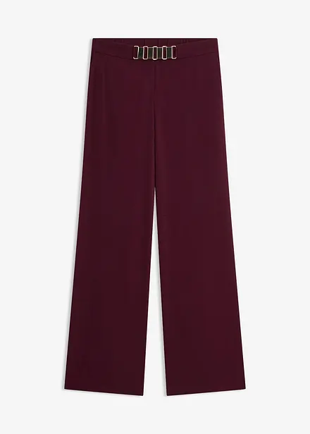 Pantaloni da completo con vita decorata