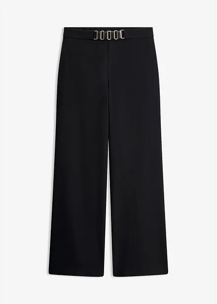 Pantaloni da completo con vita decorata