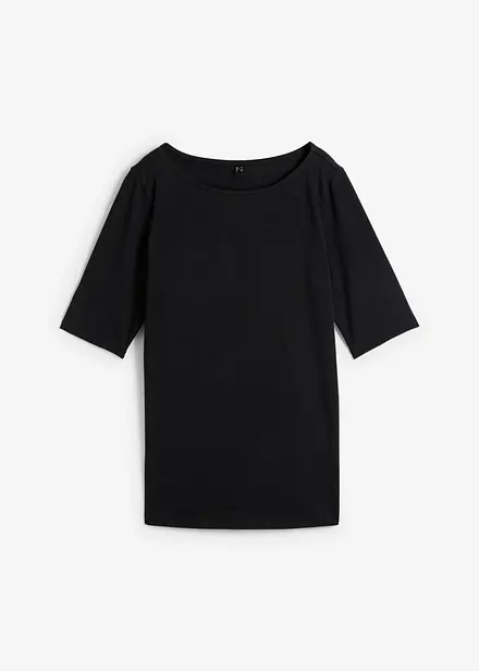 Maglia con scollo a barca
