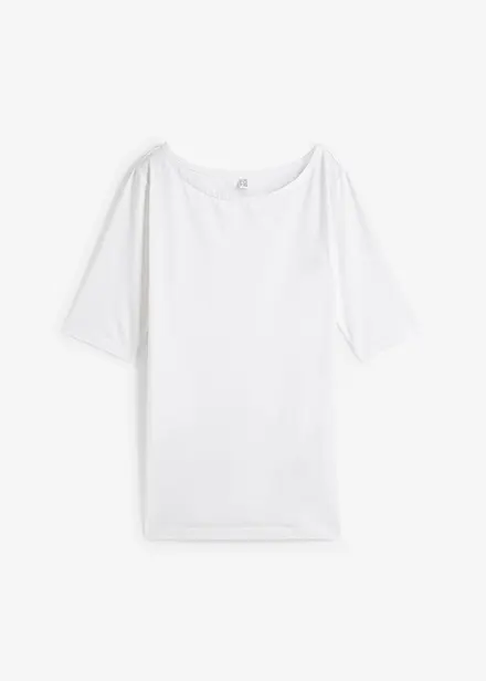 Maglia con scollo a barca
