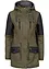 Parka con inserti in similpelle, bonprix