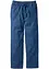 Pantaloni classic fit con elastico in vita in cotone leggero, straight, bonprix
