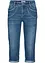 Jeans cropped straight, a vita media, bonprix