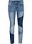 Jeans skinny cropped tricolori, bonprix