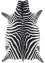 Tappeto in pelle di zebra sintetica, bpc living bonprix collection