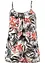 Top in maglina a fiori, bonprix