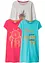 Camicia da notte con cotone morbido (pacco da 3), bonprix