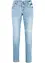 Jeans elasticizzati straight, a vita media, bonprix