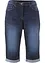 Bermuda in jeans elasticizzati con fondo arrotolato, bonprix