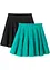 Gonna di jersey con cotone biologico (pacco da 2), bonprix