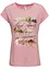 T-shirt con stampa glitterata, bonprix