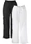 Pantaloni cropped  con cinta comoda (pacco da 2), bonprix