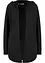 Felpa lunga aperta in misto cotone, bonprix