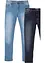 Jeans elasticizzati regular fit, straight (pacco da 2), bonprix