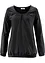 Maglia a maniche lunghe in puro cotone con elastico, bonprix