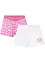 Shorts in jersey di puro cotone biologico (pacco da 2), bonprix