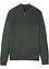 Maglione con zip e cotone, bonprix