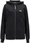 Felpa con zip e cappuccio in puro cotone, bonprix