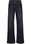 Jeans wide leg con cinta comoda, vita media, bonprix