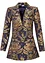 Blazer corto in fantasia jacquard dorata, petite, bonprix