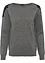 Maglione in filato fine con pizzo, bonprix
