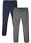 Pantaloni con elastico in vita regular fit, straight (pacco da 2), bonprix