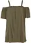 Maglia a spalle scoperte in morbida viscosa, bonprix
