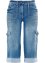 Pinocchietti di jeans elasticizzato con cinta comoda, bpc bonprix collection