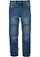 Jeans elasticizzati con rinforzo al ginocchio regular fit, a vita media, bonprix