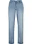 Jeans elasticizzati morbidi modello chino, cropped, bonprix