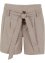 Shorts con bottoni e cintura in misto lino, bpc bonprix collection